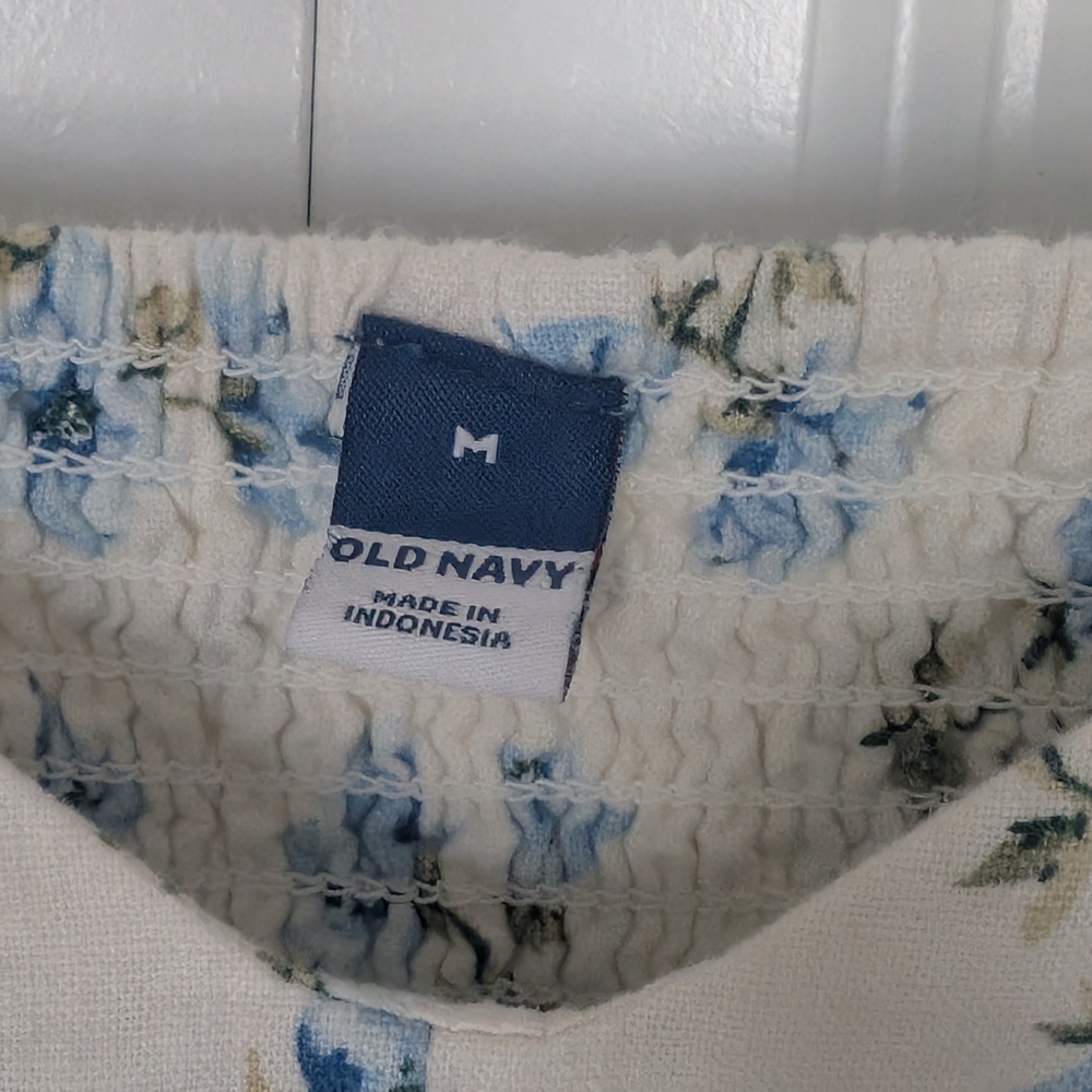 Old Navy Blue Floral Midi Dress - Picture 5 of 6